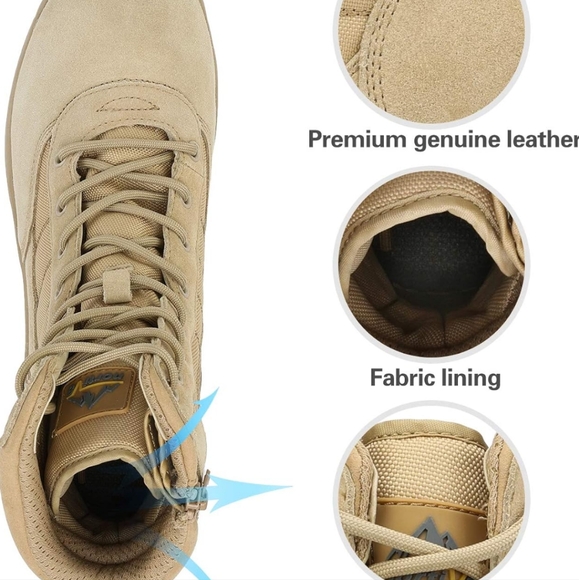 Nortiv Mens Tactical work boots - Picture 4 of 5